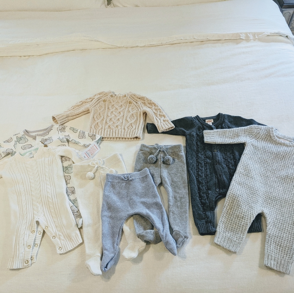 Baby boy newborn-3 months. Zara, h&m, cat and jack